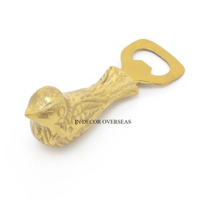 Manijas de diseño de lujo únicas de aspecto elegante para abrebotellas de vino personalizados de metal resistente pulido brillante plateado de la India - Product Image 2