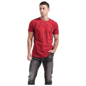 Camiseta informal de manga corta de algodón 100% para hombre más vendida, diseño de cuello redondo transpirable de secado rápido, patrón sólido de 200 gramos para adultos - Product Image 5