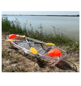 Kayak transparente de excelente calidad con fondo cristalino, tecnología de casco con vista panorámica y cubiertas protectoras - Product Image 6