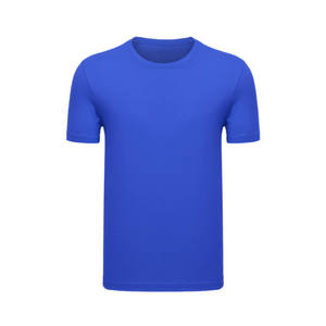 Vente en gros 100% coton 30 couleurs à manches courtes OEM logo conception personnalisée T-shirt uni en coton vierge pour hommes unisexe pour hommes - Product Image 5