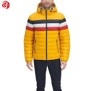 Chaqueta de invierno hinchada de lona ligera para hombre, chaqueta acolchada reflectante de alta calidad, bolsillo, nuevo diseño, última ropa para hombre - Product Image 5