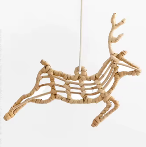 Juego de 5 artículos de decoración artesanal de jacinto de agua 100% ecológicos para árbol de Navidad y hogar estilo Popular OEM/ODM MOQ 100PCs - Product Image 2