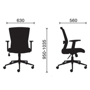 Chaise de bureau ergonomique Jupiter 01 HOGVP048 - Siège de direction haut de gamme - Product Image 4