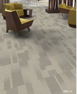 Factory Hot Sale Dicker Stapel Kommerziell 50x50CM 25x100 CM Nylon Square Feuerfeste Teppich fliesen PVC-Träger für Office Floor Hotel - Product Image 6