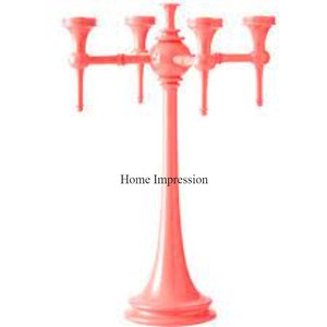 Candelabros chapados en oro de alta calidad con aspecto atractivo para decoraciones de boda y centros de mesa de la India - Product Image 3