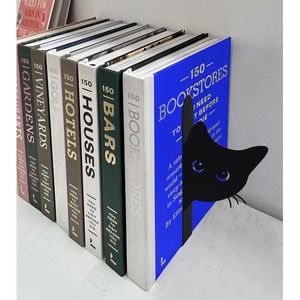 Black Cat Bookends Decorative For Home <b>Kids</b> Room Decor Display Office <b>Shelf</b> Stylish Functional Party Gift Idea From India - Product Image 4