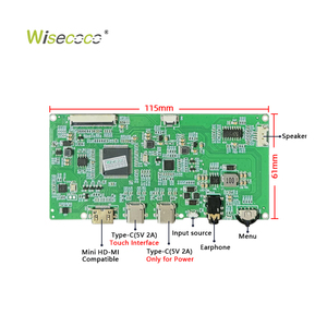 หน้าจอ LCD ระบบสัมผัสขนาด 7 นิ้ว FHD IIPS ความละเอียด 1920x1080 120Hz  หน้าจอสัมผัสแบบ On-cell CTP ขนาด 7 นิ้ว สำหรับจอภาพคอนโซลเกมพกพา - Product Image 4