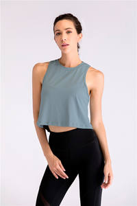 Camiseta Deportiva Corta para Mujer, sin Mangas, Transpirable, para Yoga, Fitness, Ejercicio, Gimnasio, Entrenamiento - Product Image 2