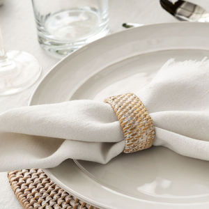 Vietnam Wholesale Custom Color Rattan Woven Napkin Rings Elegant Napkin Holder for Dinner Weddings and Parties - Product Image 1
