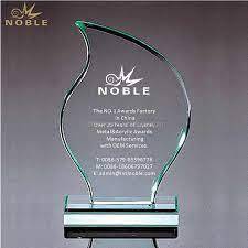 2025 Stunning Frosted Acrylic & Bronze Award with <b>Engraved</b> Logo Durable Recyclable Recognition Piece for Achievements Excellence - Product Image 4