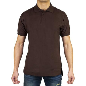 Negro al por mayor de impresión personalizada cuello redondo seguridad evento Polo Camiseta 100% poliéster 200gsm guardia camisas - Product Image 5