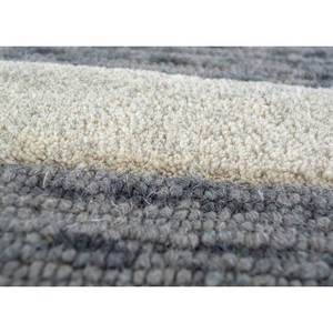 Contour Grey & Black <b>Hand</b> <b>Tufted</b> Wool <b>Rug</b> Large Area Tra-13166 Striped Pattern for Home Living Room Hallway New Room Carpet - Product Image 3