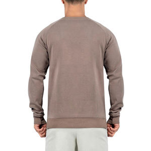 เสื้อสเวตเตอร์คอกลมผ้าฝ้ายสำหรับผู้ชายสำหรับการฝึกในยิมสำหรับการพิมพ์ดิจิตอลในฤดูใบไม้ร่วง - Product Image 6