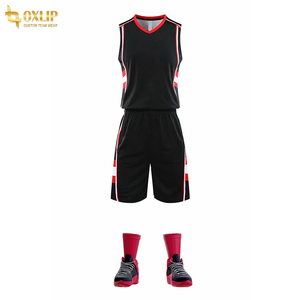 ชุดบาสเก็ตบอลโพลีเอสเตอร์คุณภาพสูงสำหรับทุกเพศชุดกีฬาแห้งเร็วพิมพ์โลโก้ได้ตามต้องการชุดดีไซน์ใหม่ระบายอากาศมีขนาด - Product Image 4