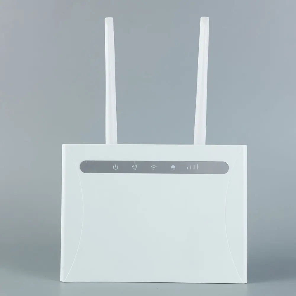 Router WiFi 4G LTE Single-Band cepat, Router dengan SIM bawaan & 2.4GHz nirkabel untuk penggunaan kantor rumah dengan cakupan area besar