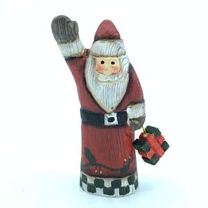 Scultura in legno intagliato a mano per la decorazione per la casa Santa porta scatola con animali selvatici figurine di natale & giocattoli - Product Image 6