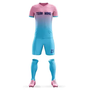 Tùy chỉnh thoáng khí maillot de bóng đá Jersey 2022 2023 100% polyester kit đồng phục đội ban đầu thăng hoa người đàn ông bóng đá Jerseys