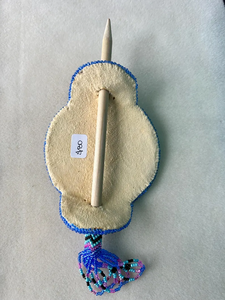 Barrette en plastique de style bohème pour femmes, accessoire élégant pour cheveux perlés - Product Image 2