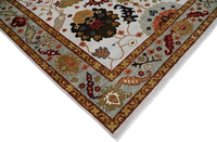 Tapis antique marocain abstrait noué à la main en laine de qualité, écologique, à poils longs et épais, multicolore, 8x14 9x12, 1 pièce pour la maison