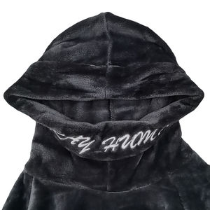 Venta caliente personalizado 100% algodón corte crudo dobladillo borde Sudadera con capucha Puff estampado pantalón hombres chándal apilado acampanado hombres Jogger conjuntos - Product Image 6