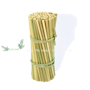 Pailles d'herbe biodégradables organiques Vietnam/Pailles d'herbe/Pailles d'herbe verte fabriquées au Vietnam - Product Image 1