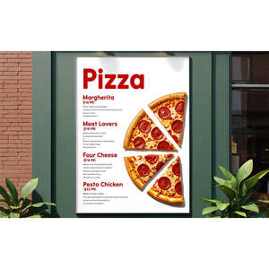 Outdoor Frame PR32 – Telaio in alluminio resistente alle intemperie per pubblicità esterna con cambio grafico senza attrezzi - Product Image 3