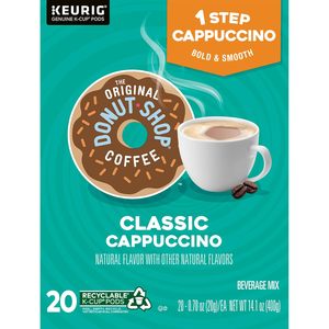The Original Donut Shop Cappuccino Clásico en un Solo Paso, Cápsulas Keurig K-Cup Individuales, Paquete de 20 - Product Image 4