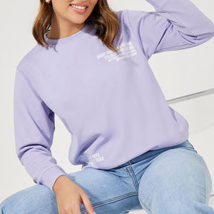 Sudadera de gran tamaño con logotipo personalizado de alta calidad, envío directo, MOQ, ropa informal de invierno para mujer, precio barato personalizado - Product Image 4