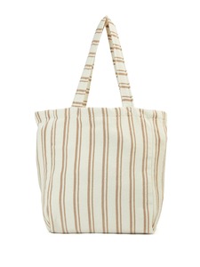 Bolsa de Playa de Algodón Personalizada, Bolsa de Compras Reutilizable a Rayas, Bolsa de Viaje, Marca Privada OEM ODM - Product Image 3