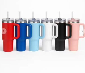 Vaso de Acero Inoxidable con Asa Resistente, Taza de Viaje a Prueba de Fugas para Disfrutar de tus Bebidas Favoritas en Cualquier Lugar, Juego de Regalo - Product Image 1