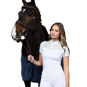 Servicio OEM/ODM, Camisas de Equitación de Alta Calidad para Mujer, Manga Larga, Transpirables, para Competición - Product Image 1