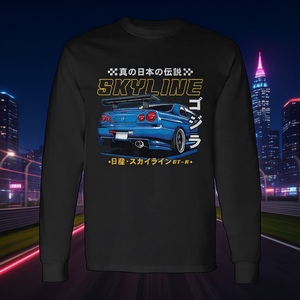 T-shirt à manches longues Skyline Jdm Ride Legendary Race Car - Product Image 3