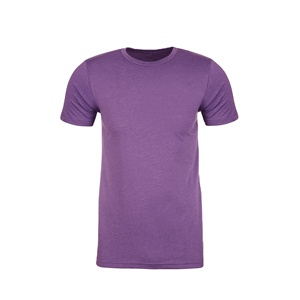 T-shirts basiques de couleur unie pour hommes, col rond, manches courtes, en coton doux, décontractés, pour tous les jours, vente en gros, 2027 - Product Image 3