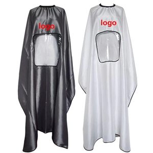 ผ้าคลุมตกแต่งผมสำหรับร้านเสริมสวยผ้าคลุมทำจากโพลีเอสเตอร์กันน้ำกันไฟฟ้าสถิต - Product Image 1