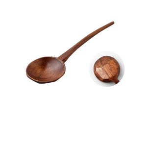 Cuillère à soupe en bois de haute qualité cuillère en bois écologique accessoires de cuisine mélange cuillère à soupe de riz en bois - Product Image 5