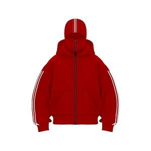 Sudaderas con capucha de patrón sólido de estilo informal de invierno para hombre de algodón 100%, sudaderas con estampado Digital frontal, servicio OEM disponible, teñido liso - Product Image 6