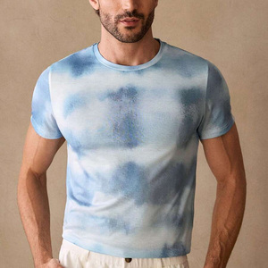 OEM tie Dye camisetas hombres transpirable verano algodón desgaste personalizado impreso con marca de etiqueta privada y opciones de diseño de logotipo - Product Image 6