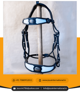 Meilleure qualité nouvelle bride de cheval de fantaisie médiévale Lazypony, bride de cheval baroque, bride en cuir faite à la main intelligente - Product Image 3