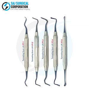 Premium Gracey Complete 5 PCS Set Manual Dental Scalers Uso profesional Cureta de instrumentos quirúrgicos de acero inoxidable - Product Image 2