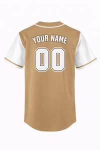 Maillot de baseball d'équipe américaine de qualité supérieure Captens LLC - Tissu en polyester doux, logo personnalisé, durable, respirant, modèle MR-057 - Product Image 3