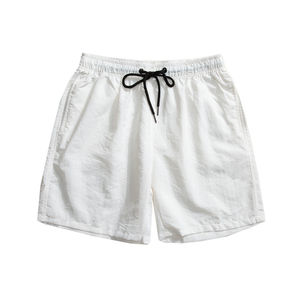 Short de sport d'été en nylon décontracté pour hommes Séchage rapide Respirant Coupe ample pour la course à pied Yoga Fitness & Loisirs Cordon de serrage en tricot - Product Image 2