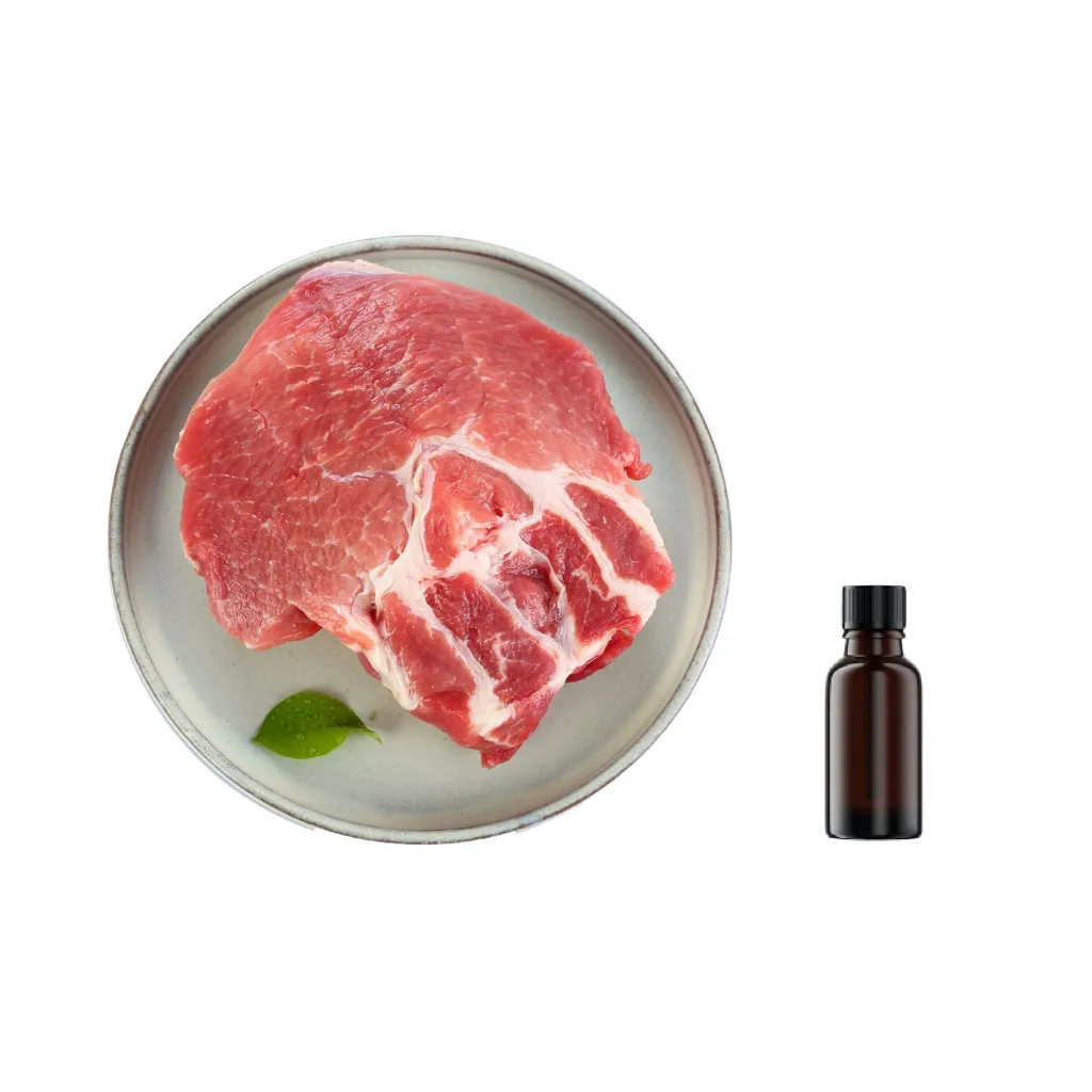 Cấp thực phẩm mặn hương vị thịt nước hoa thịt lợn tập trung bột thịt lợn hương thơm tinh chất dầu hương vị chất lỏng