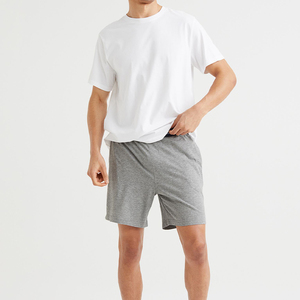 Short d'entraînement sportif pour hommes sur mesure OEM pantalon d'entraînement décontracté en coton Logo personnalisé solide vente en gros à bas prix taille 6XL - Product Image 2