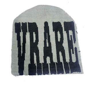 Gorro de punto acrílico bordado personalizado al por mayor, gorro de punto personalizado, gorro de punto con cable - Product Image 1