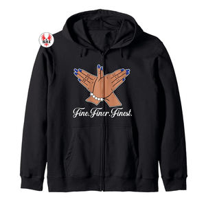 Zeta Phi Beta Sorority Bordado Mujeres Terry Fleece Hoodie | ZPB Sorority Bordado Mujeres Griego Algodón Fleece Hoodies - Product Image 4