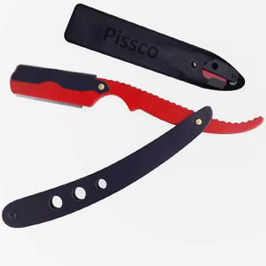 Herramienta de Barbería Fabricada por Pissco Pakistán, Navaja Recta de Acero Inoxidable para Salón, Navaja Plegable de Acero Inoxidable para Cortar el Cabello - Product Image 2