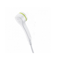 Pommeau de douche à jet de pluie portable moderne en plastique ABS avec filtre à médias GAC+Calcium Sulfite de noix de coco, accessoires de robinetterie de salle de bain