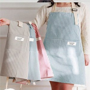 Personalizado Chef Uniforme Babero Cocina Delantal personalizado Delantales de algodón Hombres y mujeres Delantal de trabajo con bolsillos para herramientas para cocinar - Product Image 3