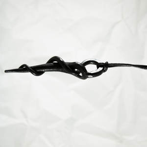 Pendentif en fer médiéval forgé à la main, collier de fer, collier forgé, bijoux forgés, bijoux viking, collier viking - Product Image 3