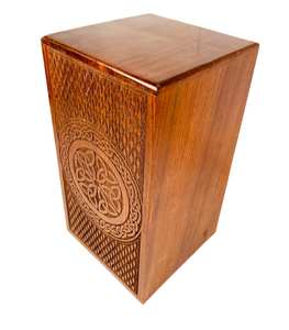 Rosewood Cremation <b>Urn</b> for <b>Pet</b> Human Ashes Memorial for Burial Keepsake - Product Image 1